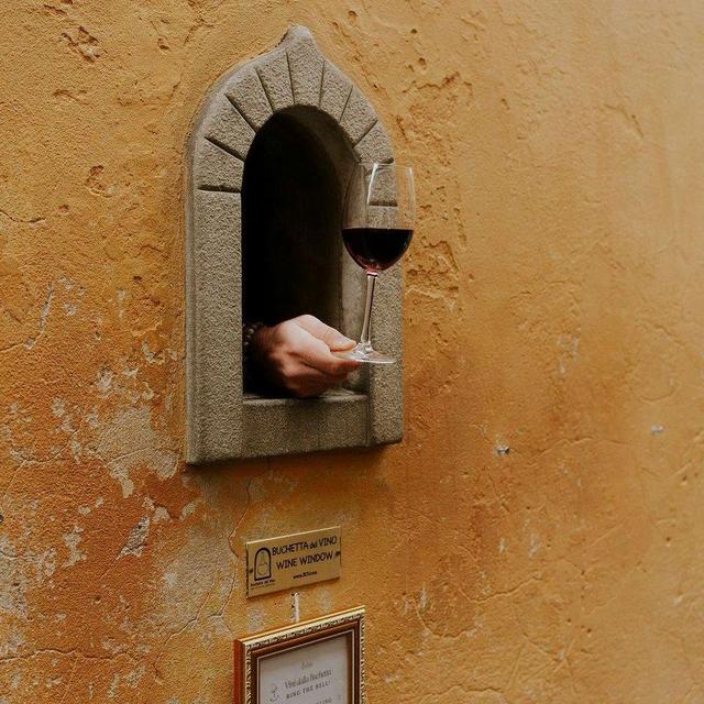 Honeymoon: Florence Wine Windows Happy Hour