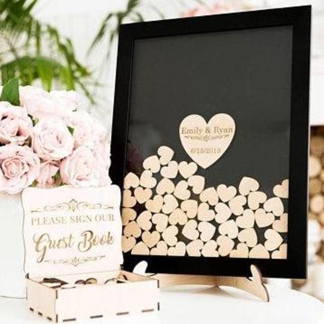 Wedding Guest Book, Alternative Guest Book, Wedding, Drop Box, Guest Book Idea, Wedding Guestbook, Drop Top Guest book, Wedding Guest Book