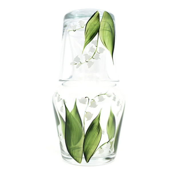 Lily Of The Valley Carafe And Tumbler