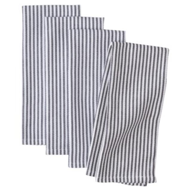 Striped Kitchen Towel Set of 4