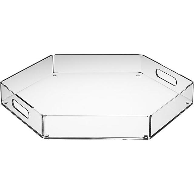Acrylic hexagon tray