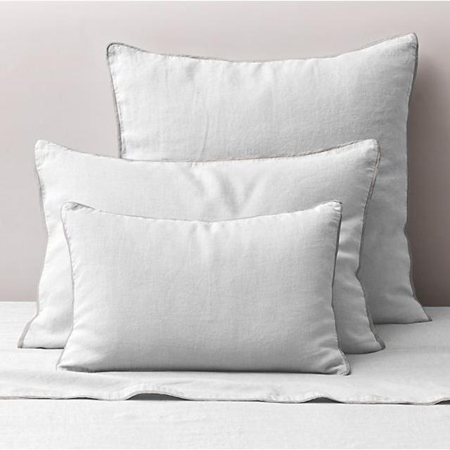 Stonewashed Belgian Linen Tipped Sham