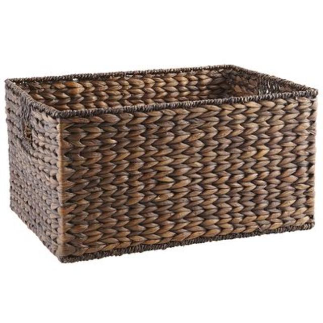 Carson Espresso Shelf Storage Basket - Large