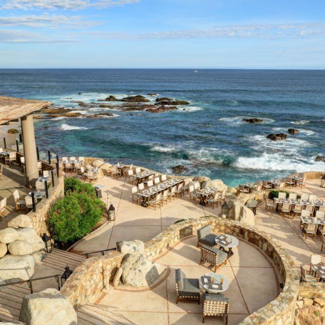 Dinner at The Esperanza - Honeymoon in Cabo