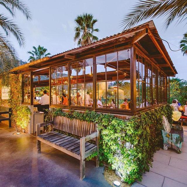 Dinner at Flora Farms - Honeymoon in Cabo