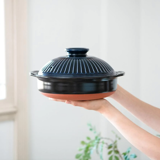 Ginpo Kikka Banko Donabe Japanese Clay Pot for 2 to 3 persons