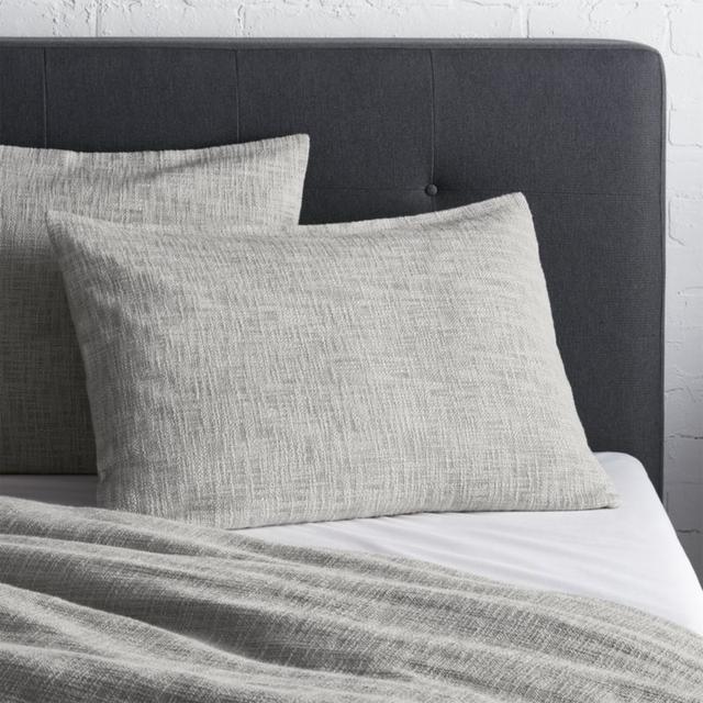 Two Lindstrom Grey Standard Shams