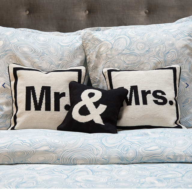 "&" pillow by Jonathan Adler