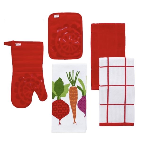 T-fal 2pk Medallion Silicone Oven Mitt