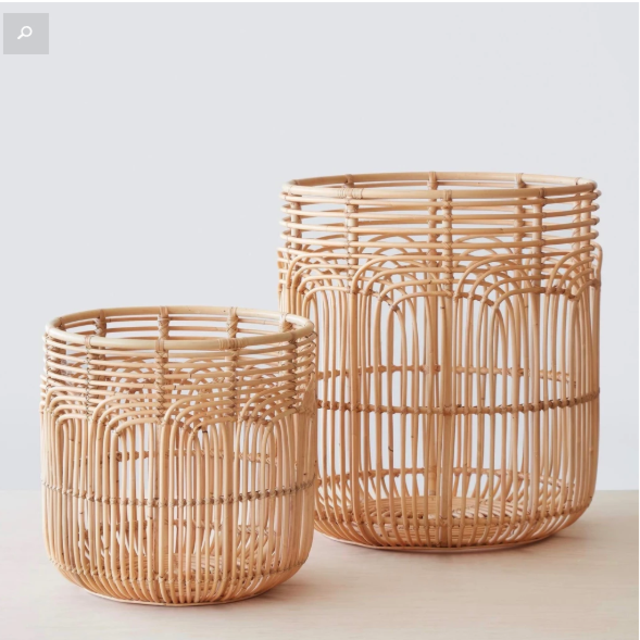 Naga Rattan Baskets - MEDIUM