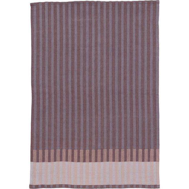 Grain Jacquard Tea Towel in Bordeaux design by Ferm Living
