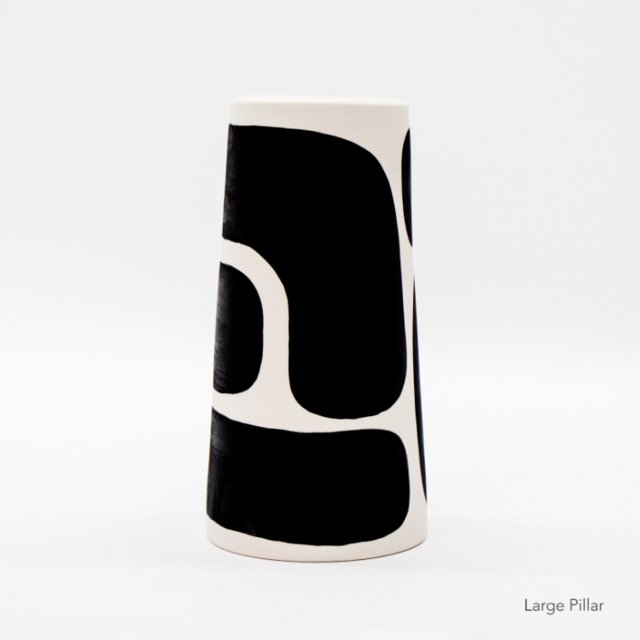 Pillar Vase -- Color Block, Large