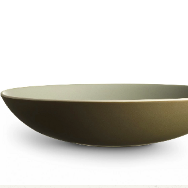 Shallow Salad Bowl in Agave Rosemary