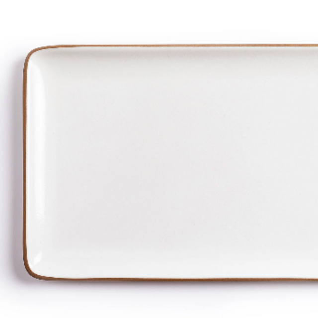 Plaza 9x14 Platter in White