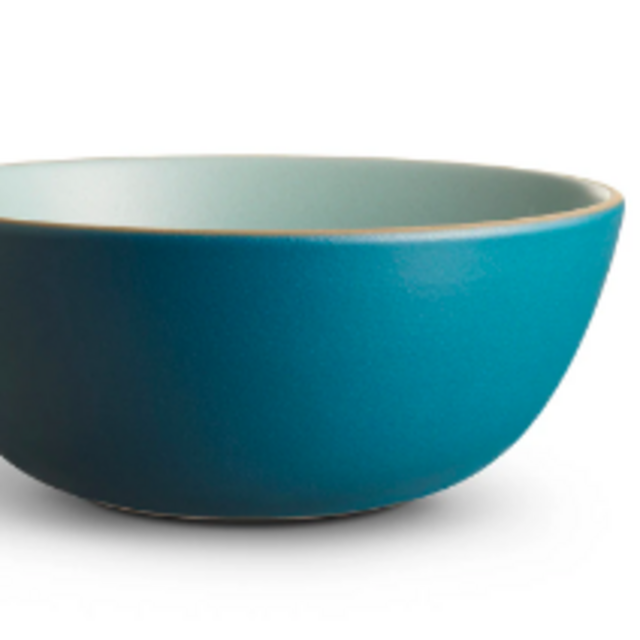 Vegetable Bowl in Aqua Turquoise