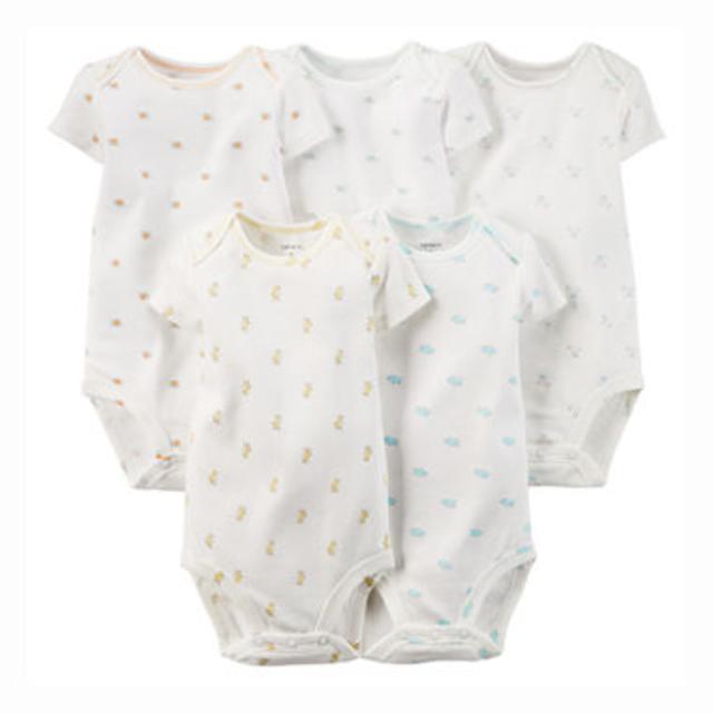 Carter's® 5-pk. Printed Bodysuits - Neutral newborn-24m