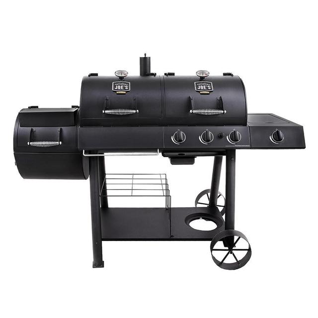 Oklahoma Joe's Longhorn Black Triple-Function Combo Grill