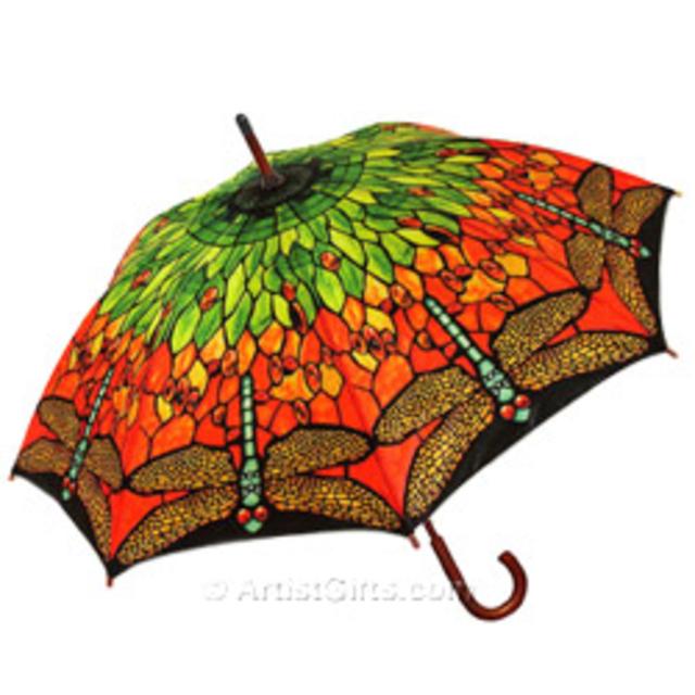 Tiffany Dragonfly Art Umbrella
