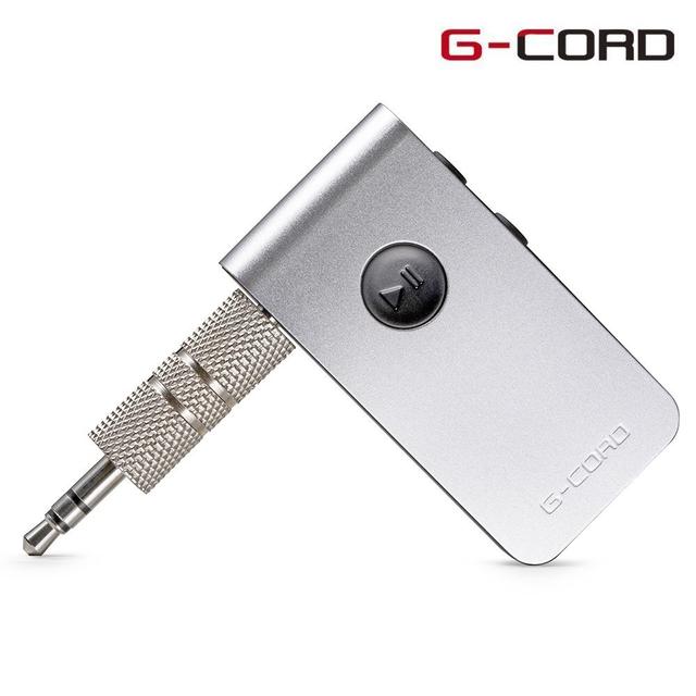 G-Cord® Wireless Bluetooth 4.0 Stereo Audio Music Receiver with Adapter and Audio Cable