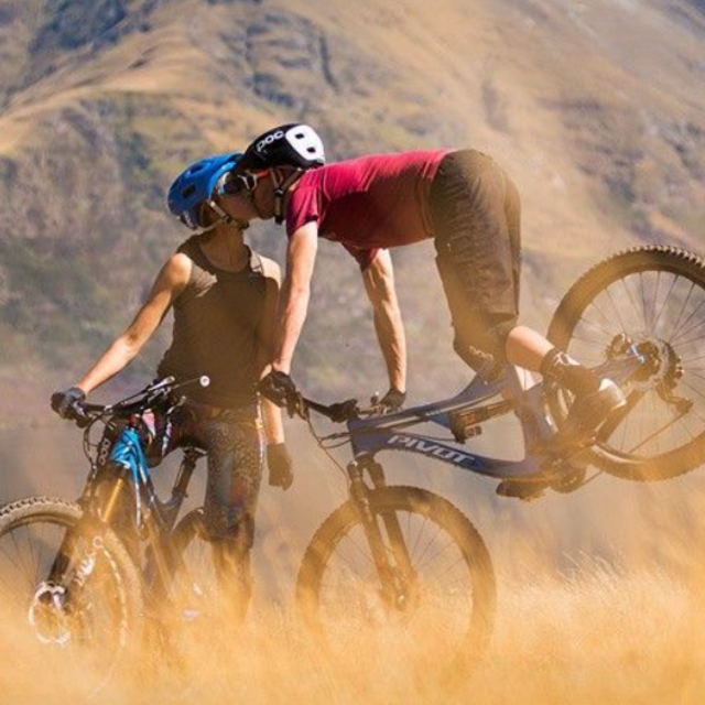 Mountain Biking on Honeymoon