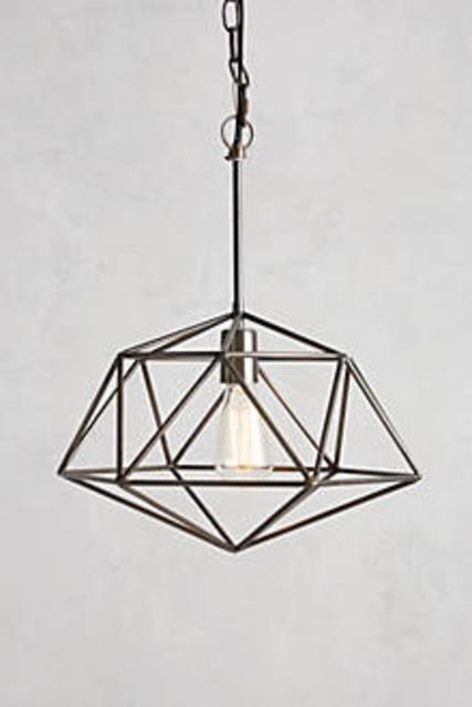 Euclidean Pendant Lamp, Diamond