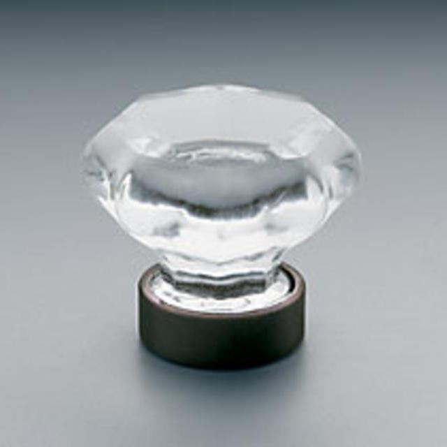 Traditional Clear Glass Knob