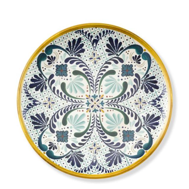 Veracruz Melamine Dinner Plates, Set of 4