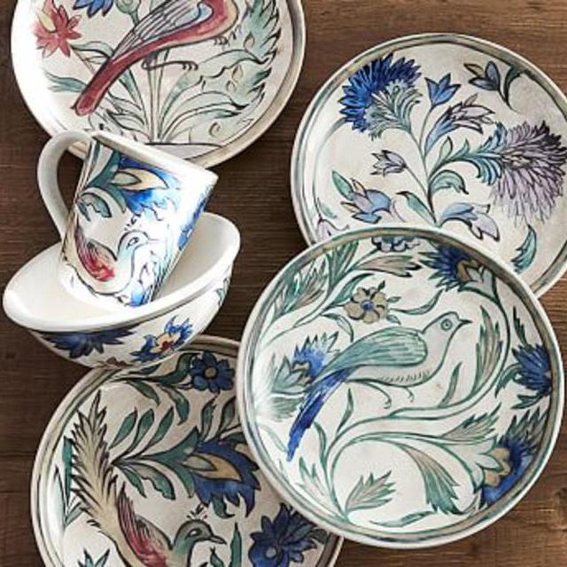 Iznik Salad Plate, Set of 4