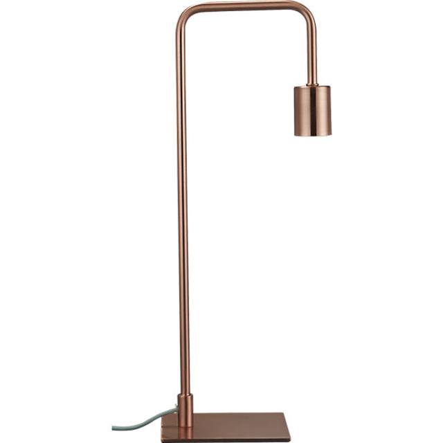 copper arc table lamp