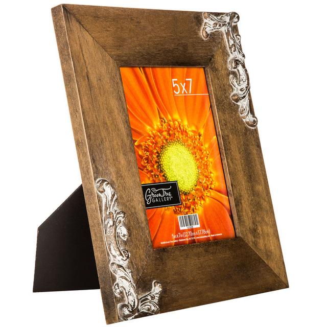 Scroll Corner Wood Frame - 5" x 7"
