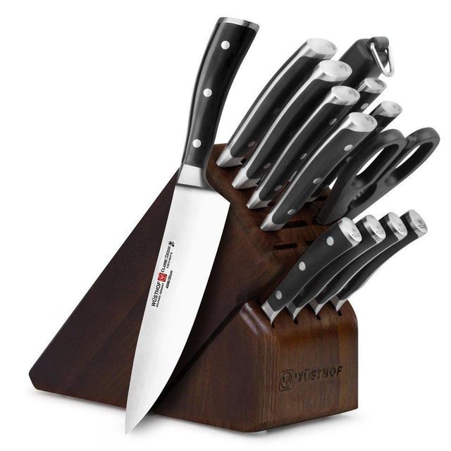 Wusthof Classic 16-piece *Walnut* Knife Block Set