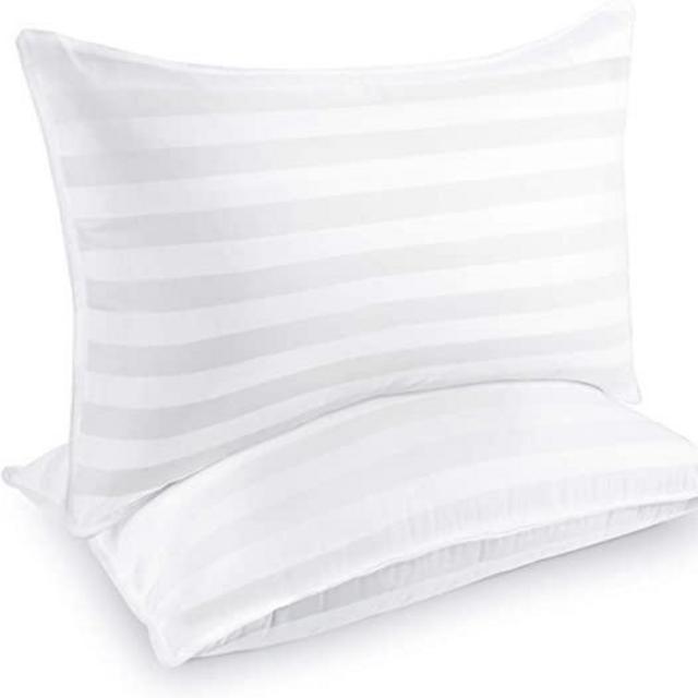 Bed Pillows [Pack of 2] Cozy Dream Series Hotel Quality Pillows Premium Plush Fiber, Breathable Cooling Cover Skin-Friendly