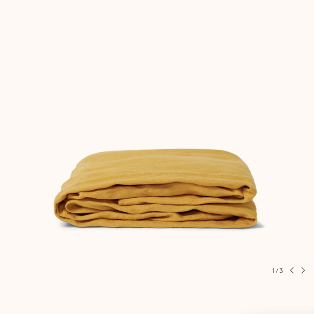 Morrow Soft Goods Fitted Sheet - King, Yolk