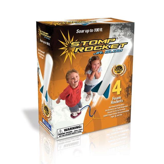 The Original Stomp Rocket: Jr. Glow in the Dark 4-Rocket (20005)