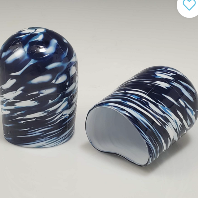 Project Lev Wedding Breaking Glass & Bag - Shades Of Blue set of two