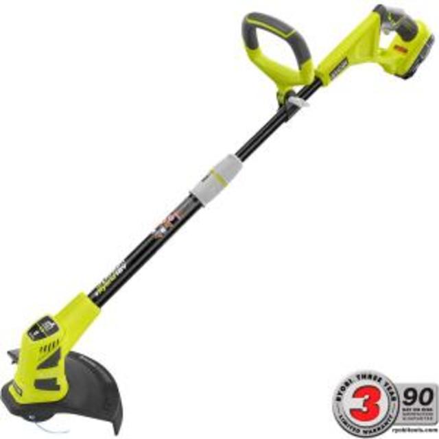 ONE+ 18-Volt Lithium-Ion Hybrid Electric Cordless String Trimmer/Edger