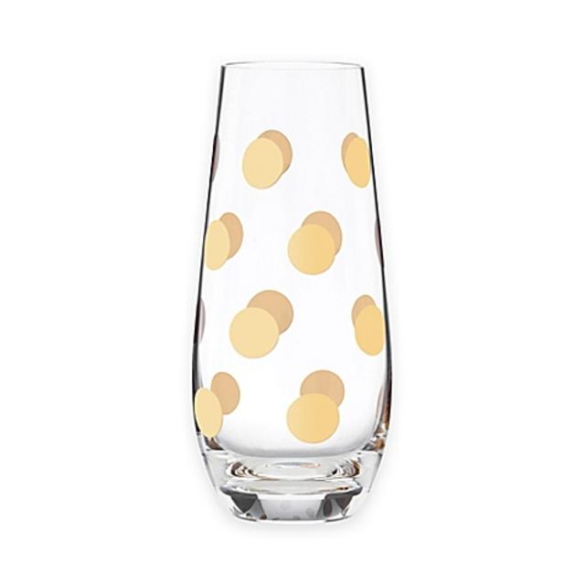 kate spade new york Pearl Place™ Stemless Champagne Glass (Set of 2)