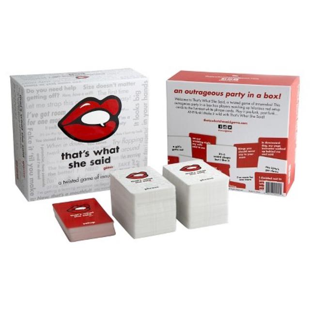 Product description page - That’s What She Said Game