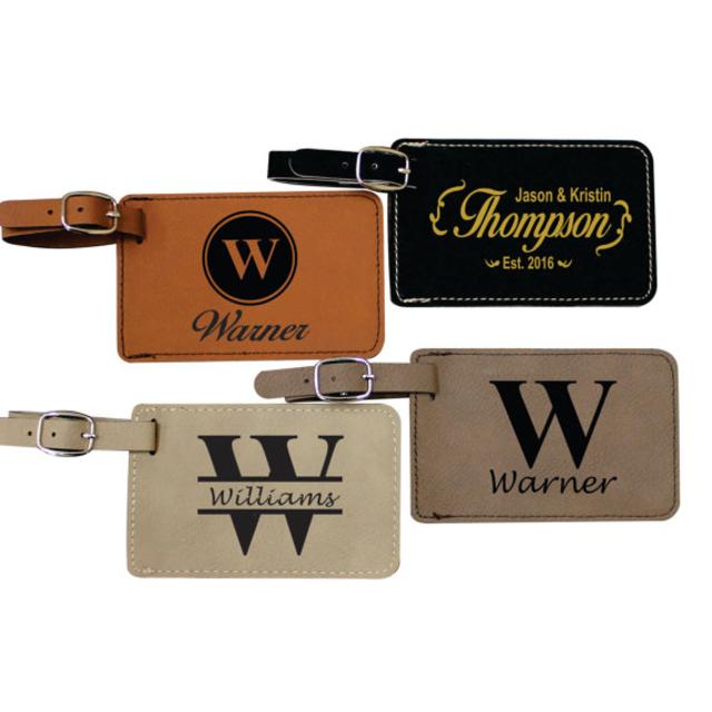 Personalized Leather Luggage Tag, Luggage Tags Personalized, Custom Luggage Tag, Monogram Luggage Tag, Engraved Luggage Tag, Luggage Tags