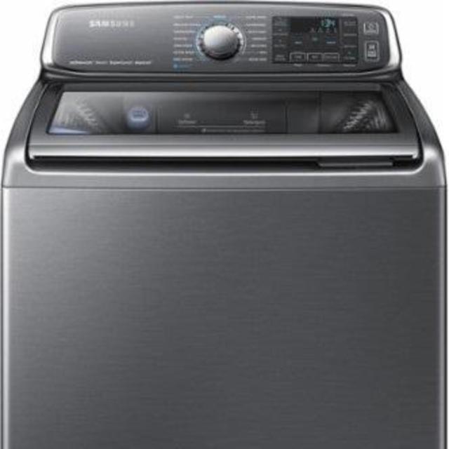 Samsung - activewash 5.2 Cu. Ft. 15-Cycle Steam Top-Loading Washer - Platinum