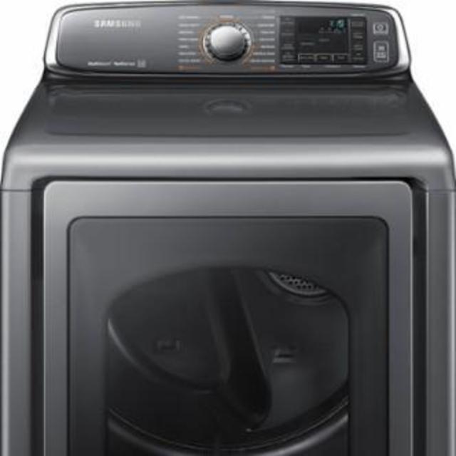 Samsung - 7.4 Cu. Ft. 15-Cycle Steam Electric Dryer - Platinum