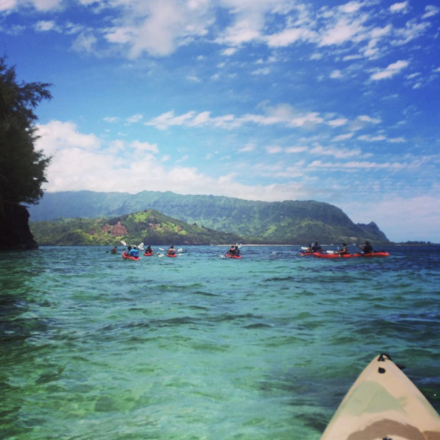 Honeymoon Kayak & Snorkel Tour in Hanalei Bay