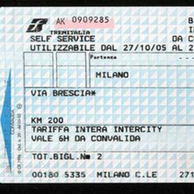 Milan/Lake Como Ticket to Ride