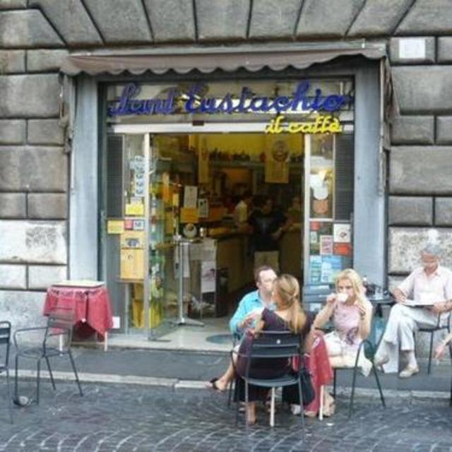 Cappuccinos at Caffé Sant’Eustachio