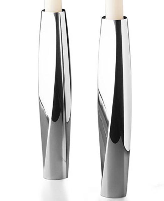 Nambe Twist Candlesticks