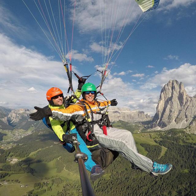 Paragliding in the Dolomites! (this pic could be us!)