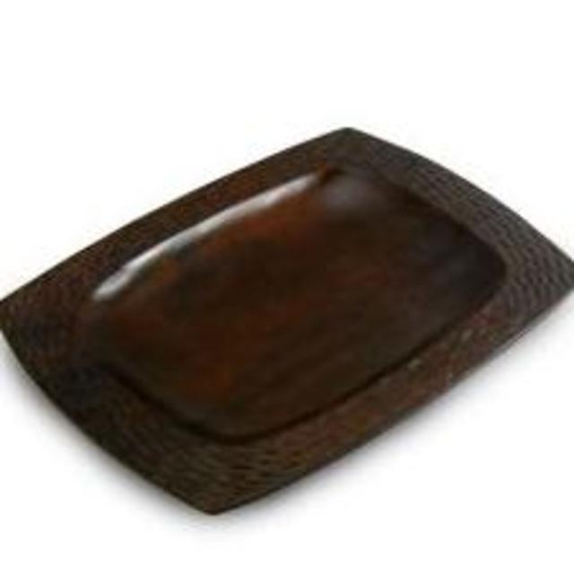 Chocolate Mango Wood Serving Platter (Thailand)