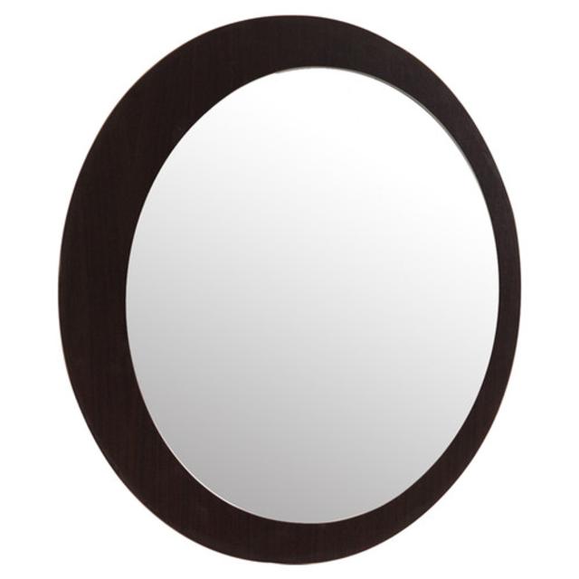 Hokku Designs KUI3768Grove Moon Shape Framed Mirror