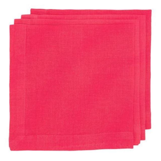 HG Watermelon Hand-Dyed Linen Napkin, 22"