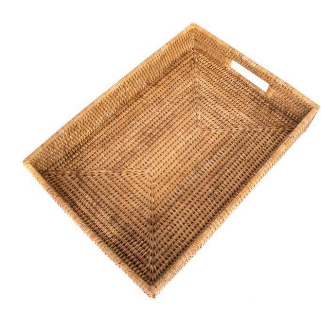Rectangular Tray With Cutout Handles